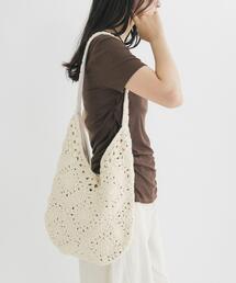 KBF | ラウンドパッチワークワンハンドルBAG(ショルダーバッグ)