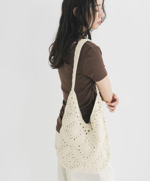 KBF(ケイビーエフ)の「ラウンドパッチワークワンハンドルBAG(ショルダーバッグ・レディース・ブラウン系その他/アイボリー・ONE)」の18枚目の写真