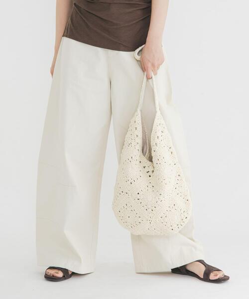 KBF(ケイビーエフ)の「ラウンドパッチワークワンハンドルBAG(ショルダーバッグ・レディース・ブラウン系その他/アイボリー・ONE)」の16枚目の写真