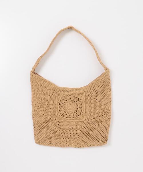 KBF(ケイビーエフ)の「ラウンドパッチワークワンハンドルBAG(ショルダーバッグ・レディース・ブラウン系その他/アイボリー・ONE)」の4枚目の写真