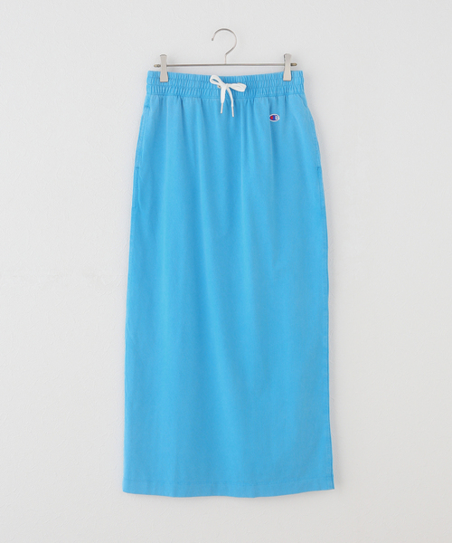 Champion(チャンピオン)の「ウォッシャブル / Champion / チャンピオン LONG SKIRT(スカート・レディース・サックスブルー/ネイビー/ライトグレー/ブラック系その他・FREE)」の4枚目の写真