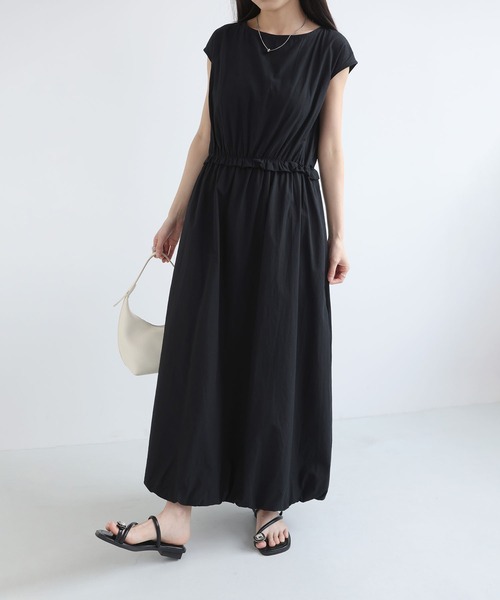 MAISON DE THERESE（メゾン ド テレーズ）の「夏新作 無地 ノースリーブ バルーンワンピース 上品 大人可愛い（ワンピース・レディース・Navy/White/Black・M）」の14枚目の写真