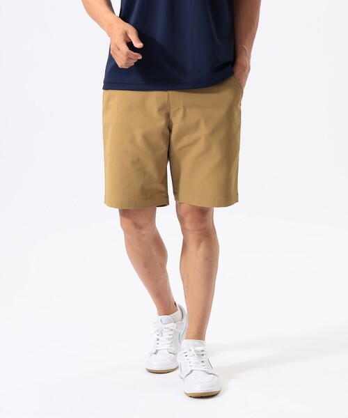 BEAMS GOLF(ビームスゴルフ)の「ORANGE LABEL / ソリッド ポケット ショートパンツ(接触冷感)(その他パンツ・メンズ・ベージュ/ネイビー・SMALL/MEDIUM/LARGE/X-LARGE)」の1枚目の写真