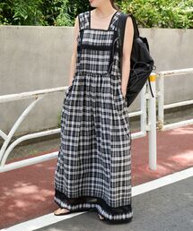 コットンローンレーストリムワンピース