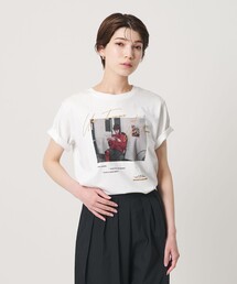 TRICOMER（トリコメル）の「＜TRICOMER＞UNE FEMME プリントTシャツ（Tシャツ/カットソー）」