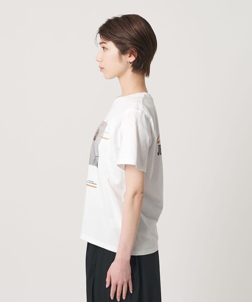 TRICOMER（トリコメル）の「＜TRICOMER＞UNE FEMME プリントTシャツ（Tシャツ/カットソー・レディース・ホワイト・FREE）」の11枚目の写真