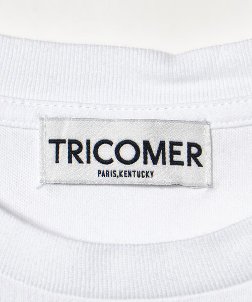 TRICOMER（トリコメル）の「＜TRICOMER＞UNE FEMME プリントTシャツ（Tシャツ/カットソー・レディース・ホワイト・FREE）」の2枚目の写真