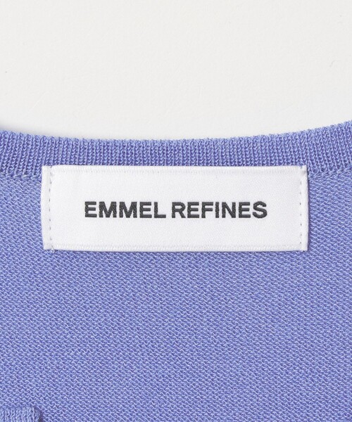 EMMEL REFINES（エメルリファインズ）の「＜EMMEL REFINES＞EM HWキーネック キリカエパフ 7SL カーディガン（カーディガン/ボレロ・レディース・ライトブルー/オリーブ/ダークブラウン・FREE）」の16枚目の写真