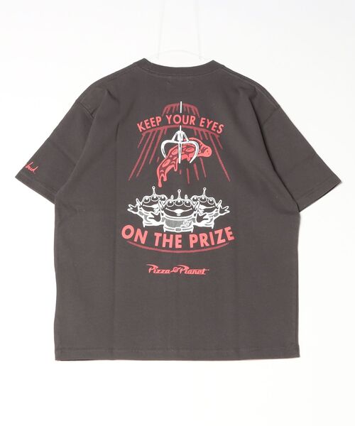 ROSE BUD(ローズバッド)の「TOY STORY / PIZZA PLANET / S/S TEE(Tシャツ/カットソー・レディース・チャコール/ホワイト・M/L)」の5枚目の写真