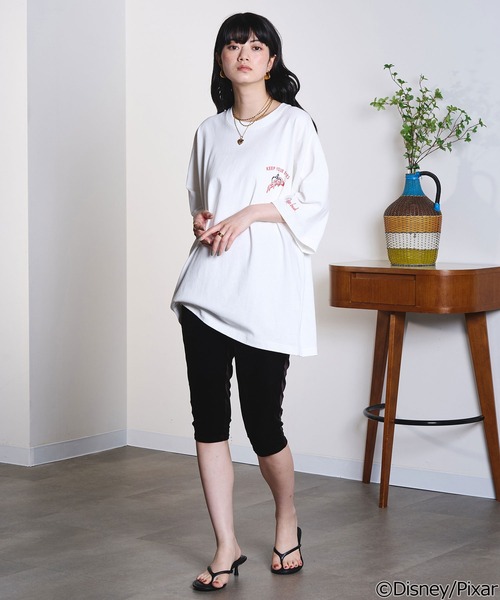 ROSE BUD(ローズバッド)の「TOY STORY / PIZZA PLANET / S/S TEE(Tシャツ/カットソー・レディース・チャコール/ホワイト・M/L)」の20枚目の写真