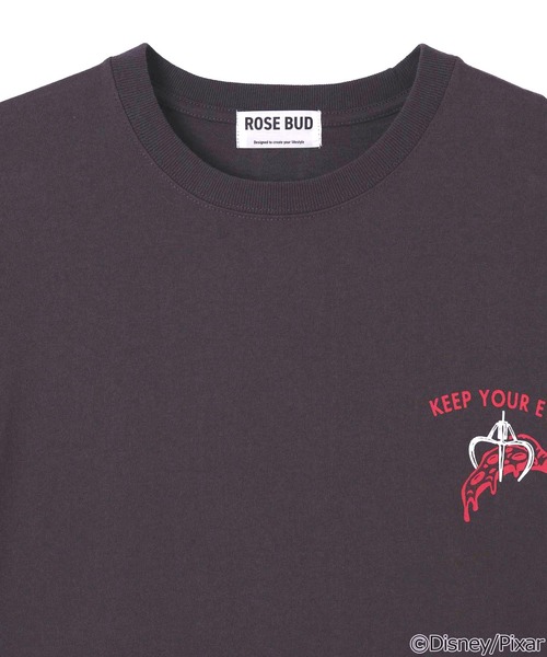 ROSE BUD(ローズバッド)の「TOY STORY / PIZZA PLANET / S/S TEE(Tシャツ/カットソー・レディース・チャコール/ホワイト・M/L)」の12枚目の写真