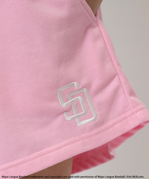 BACK TO THE FIELD（バック トゥー ザ フィールド）の「【MLB】ハーフサイズPO×ショートパンツ（セットアップ・レディース・ピンク系/ブラウン系/グレー系・FREE）」の10枚目の写真