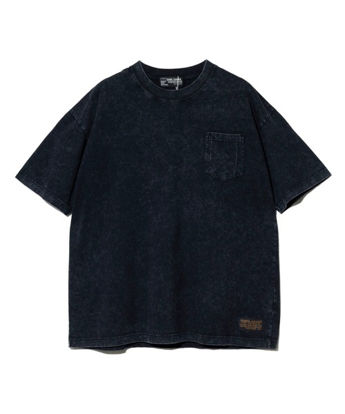 CUBE SUGAR(キューブシュガー)の「CUBE SUGAR/キューブシュガー ピグメント染め BIG TEE(Tシャツ/カットソー・レディース・ネイビー/カーキ/ブラック・FREE)」の9枚目の写真