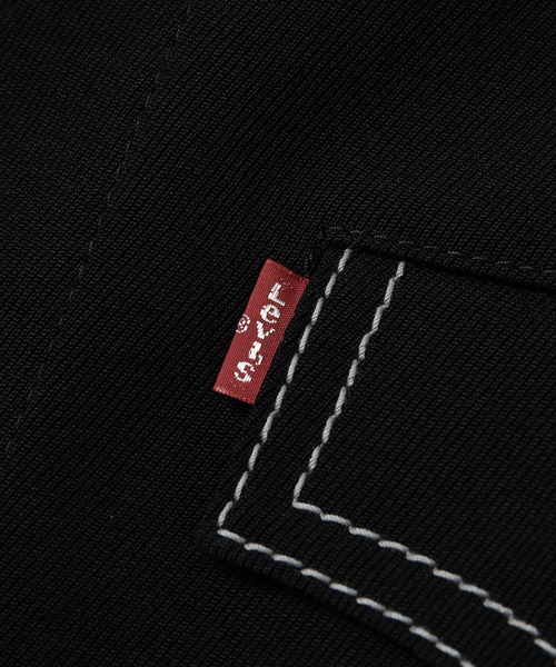 JUNYA WATANABE MAN(ジュンヤワタナベマン)の「『Levi's W-NAME』WOOL SERGE x CUPRO SILK Levi's W-NAME JACKET(ブルゾン・メンズ・ブラック×ブラック・M/S)」の3枚目の写真