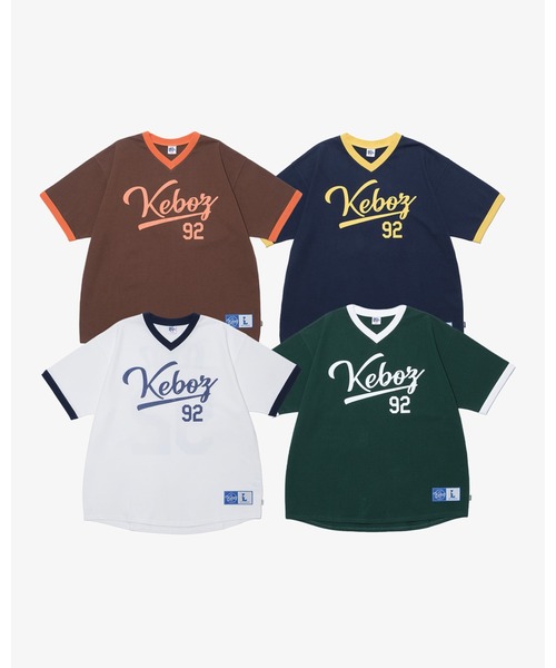 KEBOZ(ケボズ)の「V92 RINGER S/S TEE(Tシャツ/カットソー・メンズ・グリーン・M/L/XL)」の8枚目の写真