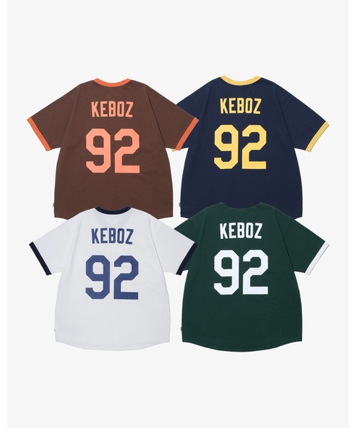 KEBOZ(ケボズ)の「V92 RINGER S/S TEE(Tシャツ/カットソー・メンズ・グリーン・M/L/XL)」の7枚目の写真