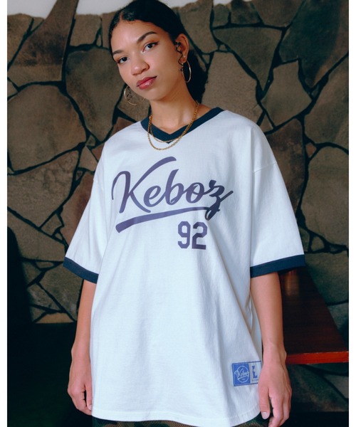 KEBOZ(ケボズ)の「V92 RINGER S/S TEE(Tシャツ/カットソー・メンズ・グリーン・M/L/XL)」の11枚目の写真