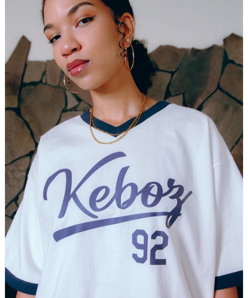 KEBOZ(ケボズ)の「V92 RINGER S/S TEE(Tシャツ/カットソー・メンズ・グリーン・M/L/XL)」の10枚目の写真