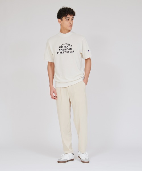 Champion Golf（チャンピオンゴルフ）の「【Champion/チャンピオン】メンズ GOLF ショートスリーブモックネックシャツ（スウェット・メンズ・ブルー/オフホワイト/ネイビー・MEDIUM/X-LARGE/LARGE）」の11枚目の写真