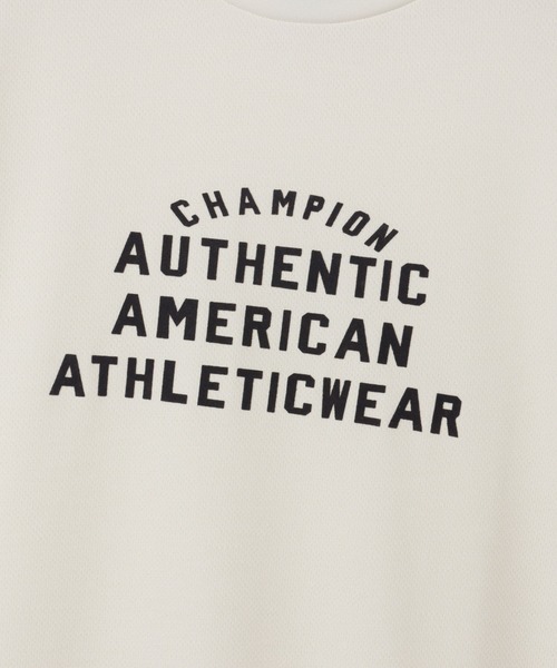 Champion Golf（チャンピオンゴルフ）の「【Champion/チャンピオン】メンズ GOLF ショートスリーブモックネックシャツ（スウェット・メンズ・ブルー/オフホワイト/ネイビー・MEDIUM/X-LARGE/LARGE）」の18枚目の写真