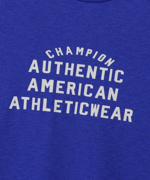 Champion Golf（チャンピオンゴルフ）の「【Champion/チャンピオン】メンズ GOLF ショートスリーブモックネックシャツ（スウェット・メンズ・ブルー/オフホワイト/ネイビー・MEDIUM/X-LARGE/LARGE）」の9枚目の写真