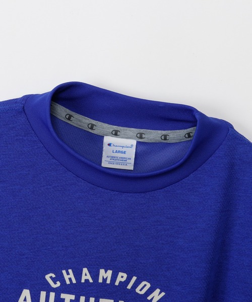 Champion Golf（チャンピオンゴルフ）の「【Champion/チャンピオン】メンズ GOLF ショートスリーブモックネックシャツ（スウェット・メンズ・ブルー/オフホワイト/ネイビー・MEDIUM/X-LARGE/LARGE）」の10枚目の写真
