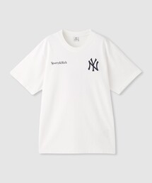 【SPORTY&RICH(スポーティーアンドリッチ)】YANKEES ARCH TSHIRTS