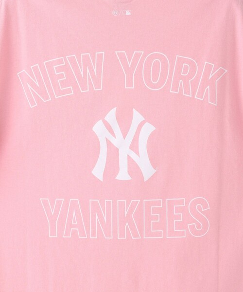 allureville(アルアバイル)の「【SPORTY&RICH(スポーティーアンドリッチ)】YANKEES ARCH TSHIRTS(Tシャツ/カットソー・レディース・ライトピンク/ホワイト・1)」の8枚目の写真