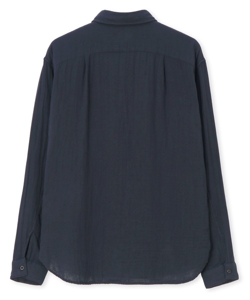 LANVIN en Bleu(ランバンオンブルー)の「製品染め ダブルガーゼ カジュアルシャツ(シャツ/ブラウス・メンズ・ネイビー/チャコールグレー・46/48/50/52)」の13枚目の写真