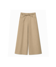 String Wide Cotton Pants (3colors)