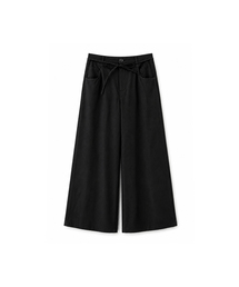 String Wide Cotton Pants (3colors)