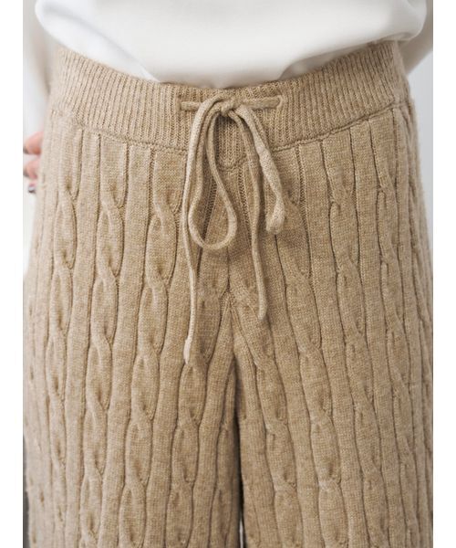 SNIDEL(スナイデル)の「【セットアップ対応】ニットロングパンツ(その他パンツ・レディース・ライトブルー/モカ/ホワイト/その他・F)」の14枚目の写真