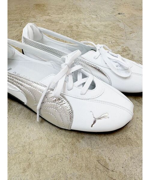 PUMA(プーマ)の「【PUMA】SPEEDCAT BALLET NOVA METALLIC WNS(スニーカー・レディース・ホワイト/ブラック・MEDIUM/LARGE)」の8枚目の写真