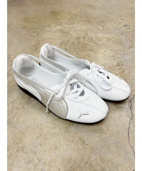 PUMA(プーマ)の「【PUMA】SPEEDCAT BALLET NOVA METALLIC WNS(スニーカー・レディース・ホワイト/ブラック・MEDIUM/LARGE)」の9枚目の写真