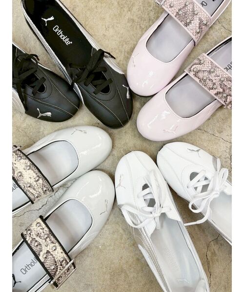 PUMA(プーマ)の「【PUMA】SPEEDCAT BALLET NOVA METALLIC WNS(スニーカー・レディース・ホワイト/ブラック・MEDIUM/LARGE)」の10枚目の写真