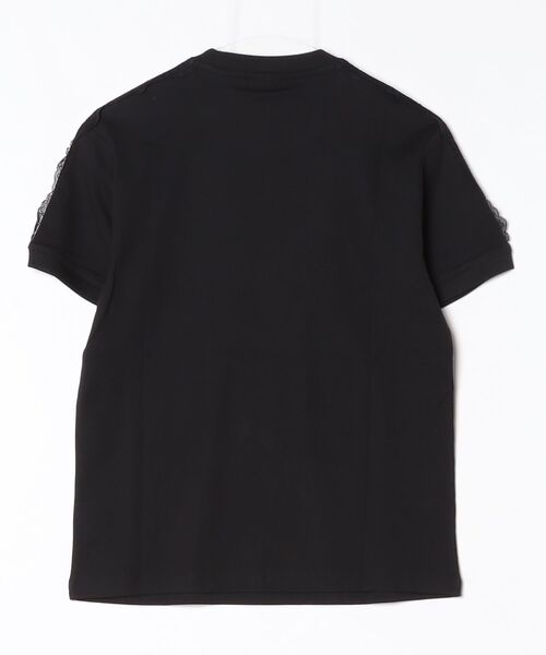 adidas（アディダス）の「レース スリーストライプス Tシャツ / アディダスオリジナルス adidas Originals（Tシャツ/カットソー・レディース・ブラック・X-SMALL/SMALL/MEDIUM/X-LARGE/LARGE/XX-LARGE）」の7枚目の写真