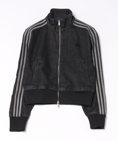 adidas(アディダス)の「adidas アディダス W FIREBIRD DENIM TRACKTOP アウター IB6917 TRUEBLACKDENIM(その他アウター・レディース・ブラック・SMALL/MEDIUM/LARGE/X-LARGE)」の1枚目の写真