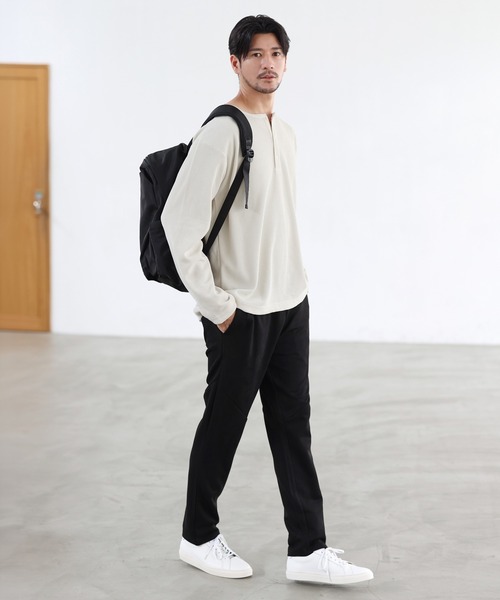 SPU(スプ)の「ウォッシャブルピーチスキンポンチイージーテックパンツ(その他パンツ・メンズ・チャコール/ネイビー/ブラック/モカ・XL/L/M/S)」の10枚目の写真