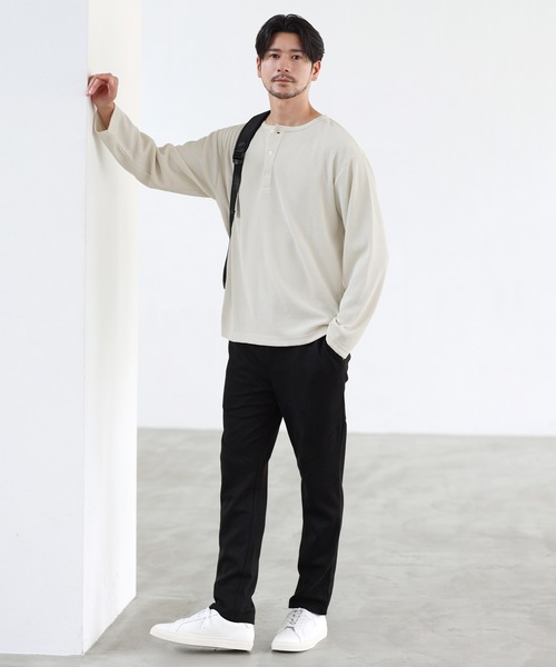SPU(スプ)の「ウォッシャブルピーチスキンポンチイージーテックパンツ(その他パンツ・メンズ・チャコール/ネイビー/ブラック/モカ・XL/L/M/S)」の11枚目の写真