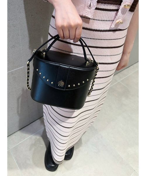 LILY BROWN(リリーブラウン)の「【LILY BROWN×MARY QUANT】バニティショルダーバッグ(ショルダーバッグ・レディース・ターコイズブルー/ブラック/マルチ・F)」の4枚目の写真