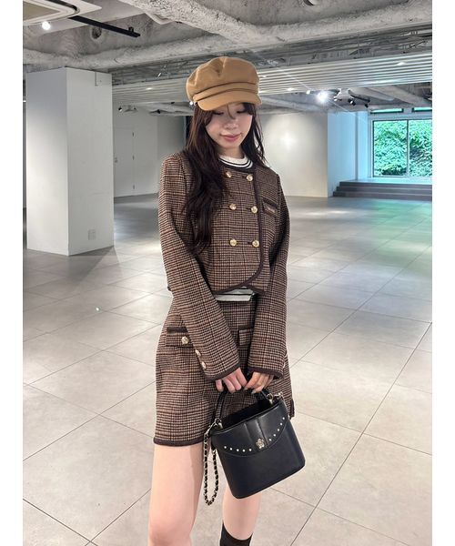 LILY BROWN(リリーブラウン)の「【LILY BROWN×MARY QUANT】バニティショルダーバッグ(ショルダーバッグ・レディース・ターコイズブルー/ブラック/マルチ・F)」の5枚目の写真