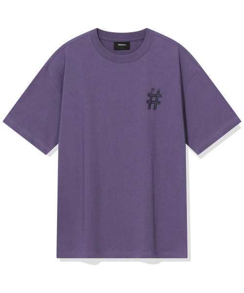 BEENTRILL(ビントリル)の「ヴィンテージハッシュタグオーバーサイズ半袖Tシャツ(バイオレット)(Tシャツ/カットソー・レディース・その他・SMALL/MEDIUM/LARGE/X-LARGE)」の3枚目の写真