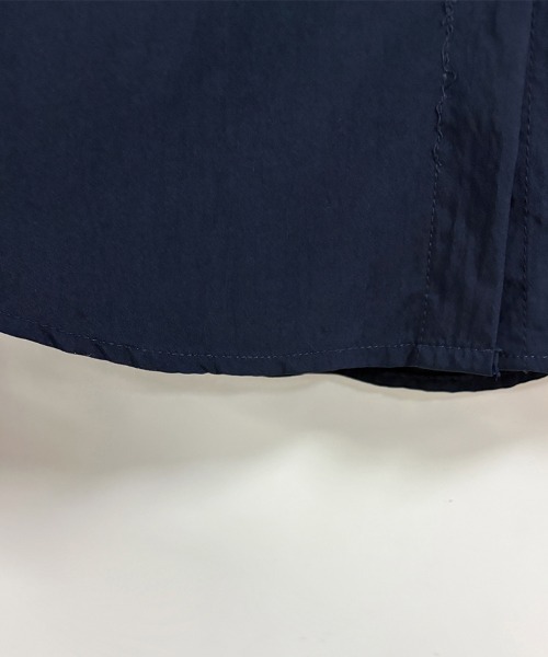 ONEP STAR(ワンピスター)の「ポケット付き半袖ベーシックシャツ(シャツ/ブラウス・レディース・ネイビー・LARGE/MEDIUM/X-LARGE)」の7枚目の写真