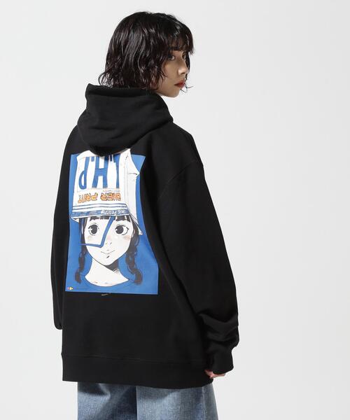 over print(オーバープリント)の「overprint/オーバープリント/【LHP EXCLUSIVE】Shopper Hoodie 1(パーカー・レディース・ブラック・L)」の1枚目の写真
