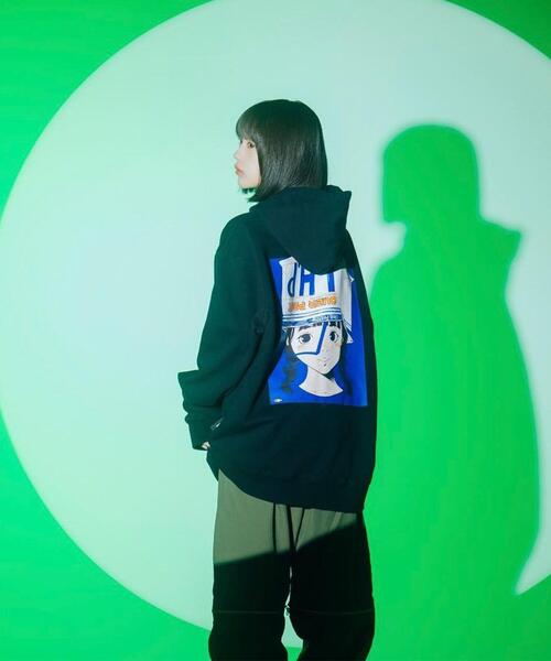 over print(オーバープリント)の「overprint/オーバープリント/【LHP EXCLUSIVE】Shopper Hoodie 1(パーカー・レディース・ブラック・L)」の16枚目の写真
