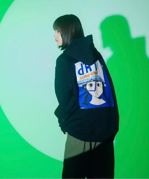 over print(オーバープリント)の「overprint/オーバープリント/【LHP EXCLUSIVE】Shopper Hoodie 1(パーカー・レディース・ブラック・L)」の15枚目の写真