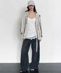 Ken Wide Flare Jeans (Vintage Deep Grey)