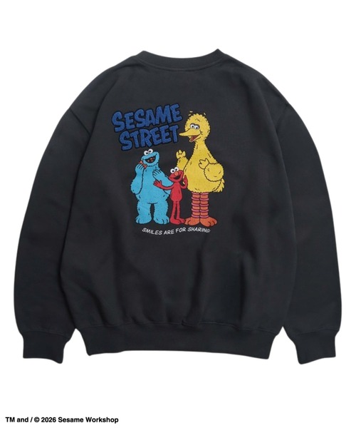 Ha-Li-C STORE(ハリックストア)の「【セサミストリート】カスレプリントスウェット(スウェット・メンズ・オフホワイト/チャコールグレー/A/ダークグリーン・LARGE/MEDIUM/X-LARGE)」の21枚目の写真
