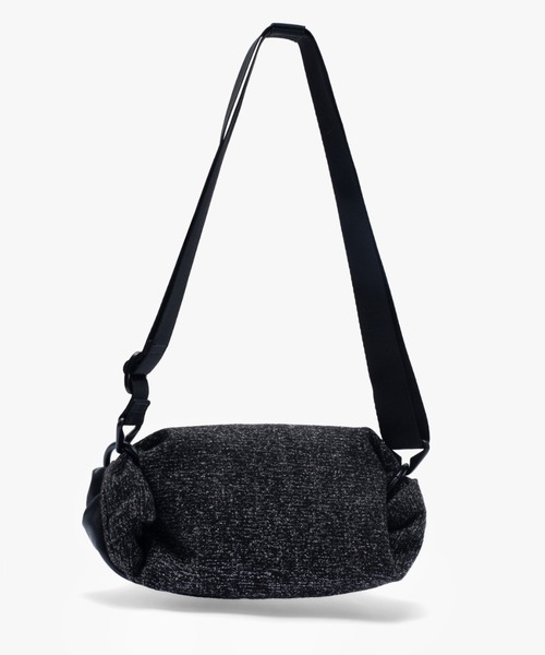 Cote&Ciel(コートエシエル)の「【cote&ciel/コートエシエル】 Nestos Split Tweed Alias / ショルダーバッグ(ショルダーバッグ・メンズ・ブラック×グレー・FREE)」の1枚目の写真