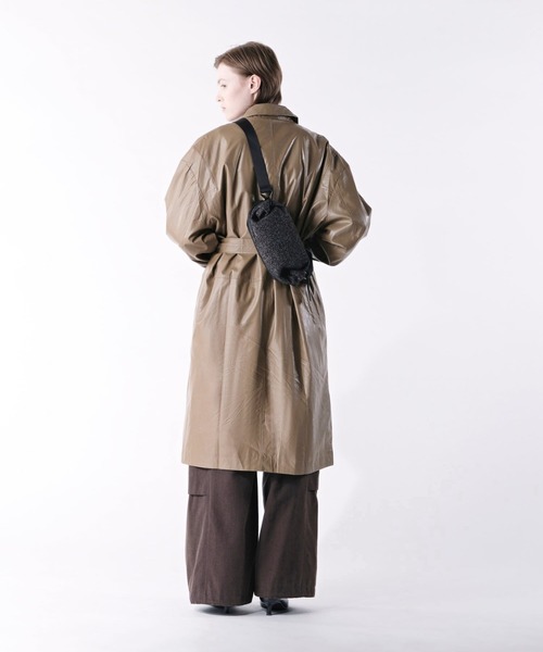 Cote&Ciel(コートエシエル)の「【cote&ciel/コートエシエル】 Nestos Split Tweed Alias / ショルダーバッグ(ショルダーバッグ・メンズ・ブラック×グレー・FREE)」の3枚目の写真